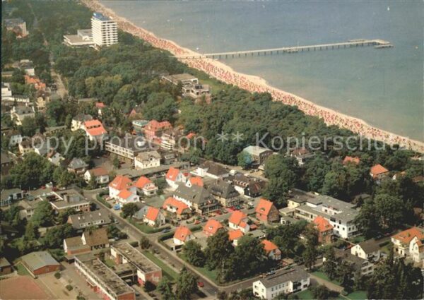 Timmendorfer Strand Fliegeraufnahme mit Strand