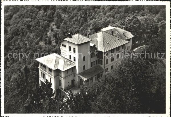 Fai della Paganella Fliegeraufnahme Albergo Dolomiti