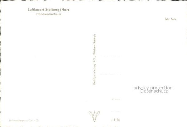 Stolberg Harz Handwerkerheim – Bild 2