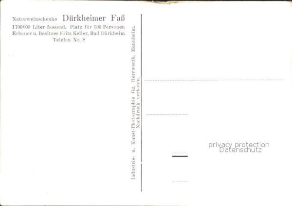 Bad Duerkheim Naturweinschenke Dürkheimer Faß – Bild 2