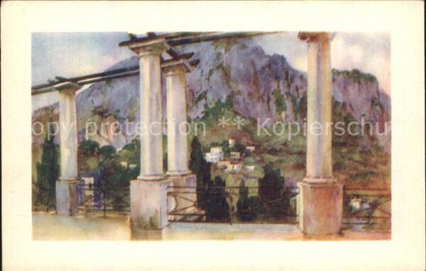 Capri Dalla terrazza della Funicolare