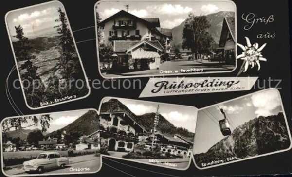 Ruhpolding Rauschberg Ortsstrasse Malerische Häuse