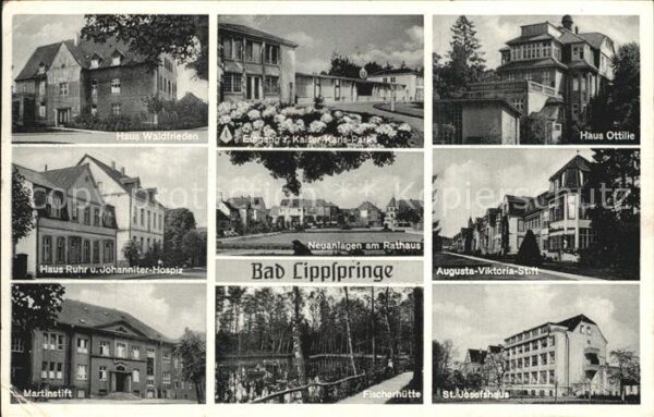 Bad Lippspringe Haus Waldfrieden Kaiser Karls Park Haus