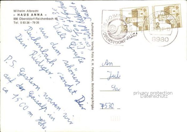 Reichenbach Oberstdorf Haus Anna – Bild 2