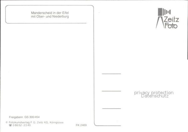 Manderscheid Eifel mit Ober und Niederburg Fliegeraufnahme – Bild 2