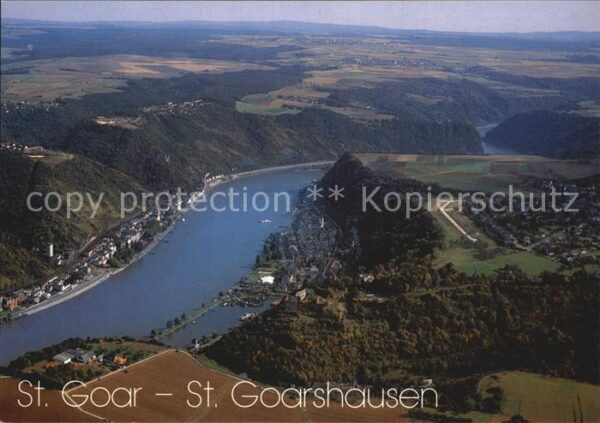 St Goar mit St Goarshausen Burg Rheinfels Burg