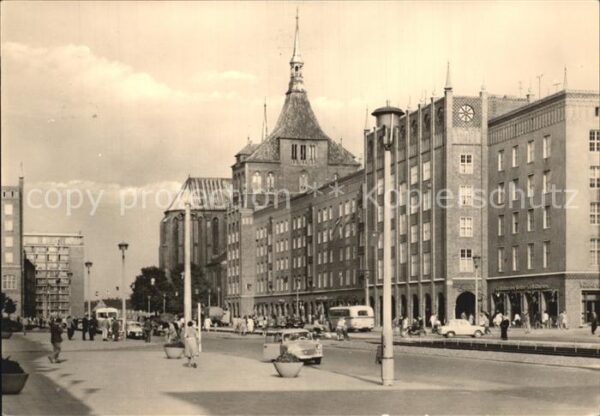 Rostock Marienkirche in der Langen Strasse
