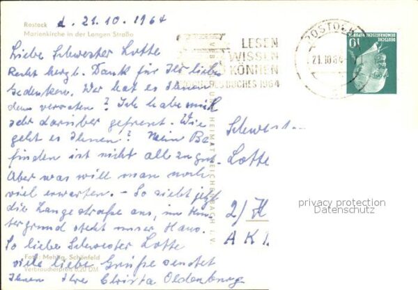 Rostock Marienkirche in der Langen Strasse – Bild 2