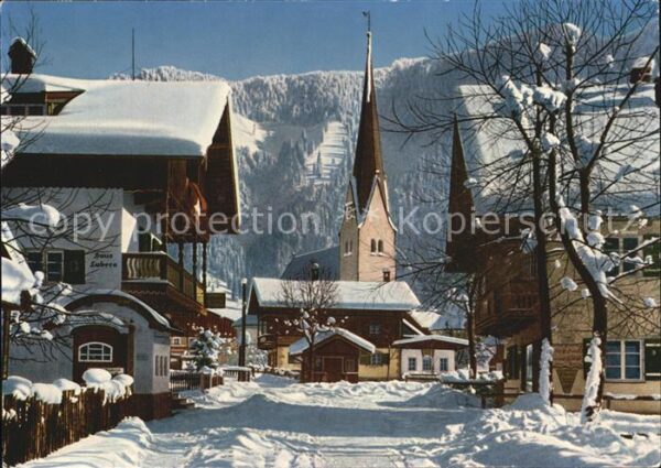 Bayrischzell Dorfpartie Kirche
