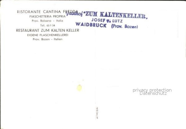 Waidbruck Restaurant zum Kalten Keller – Bild 2