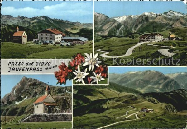 Passo del Giovo Jaufenpass Teilansichten Kapelle