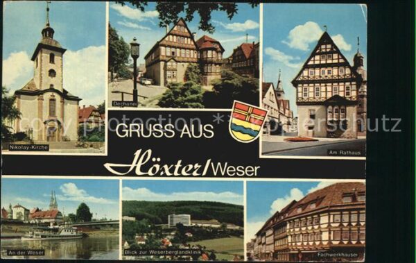 Hoexter Weser Nikolay Kirche Dechanei Rathaus An der