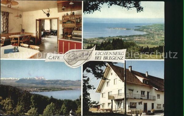 Eichenberg Vorarlberg Cafe Schönblick Gastraum Bodensee mit A