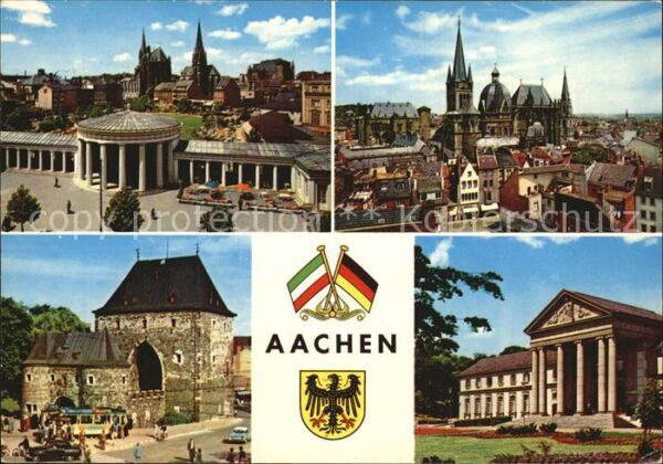 Aachen Dom Rathaus Elisenbrunnen Marschiertor