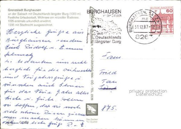 Burghausen Salzach Fliegeraufnahme – Bild 2