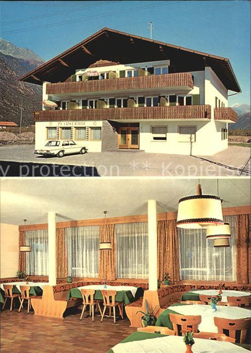 Plaus Meran Pension Plauserhof Gastraum