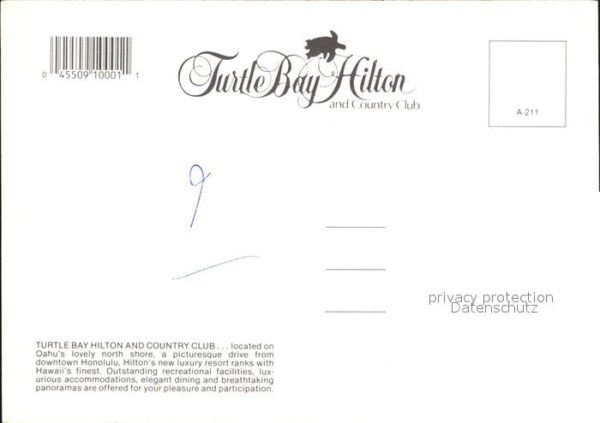Honolulu Turtle Bay Hilton and Country Club Air – Bild 2