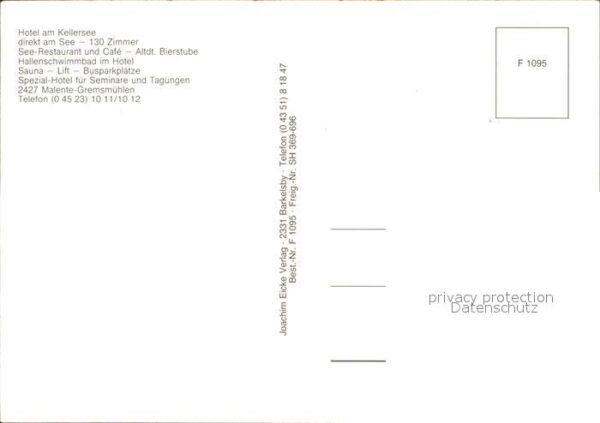 Malente-Gremsmuehlen Hotel am Kellersee Fliegeraufnahme – Bild 2