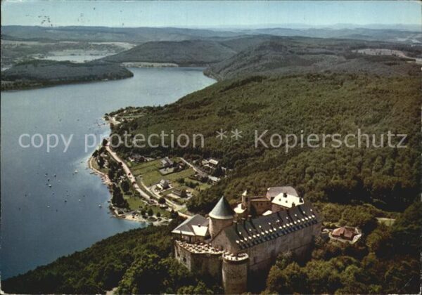 Edersee Edertalsperre Schloss Waldeck Fliegerau