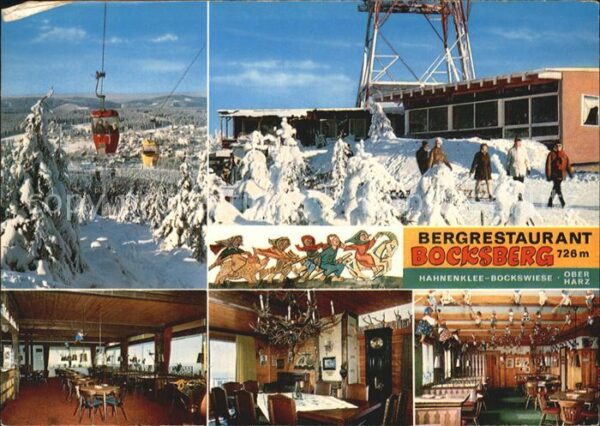 Hahnenklee-Bockswiese Harz Bergrestaurant Bocksberg Gasträume Luft