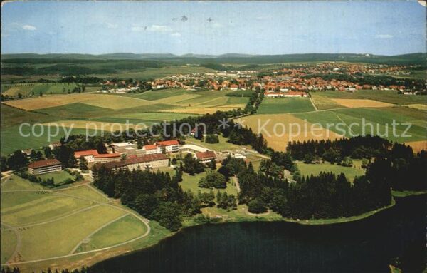 Clausthal-Zellerfeld Kurklinik am Hasenbach Fliegeraufnahme
