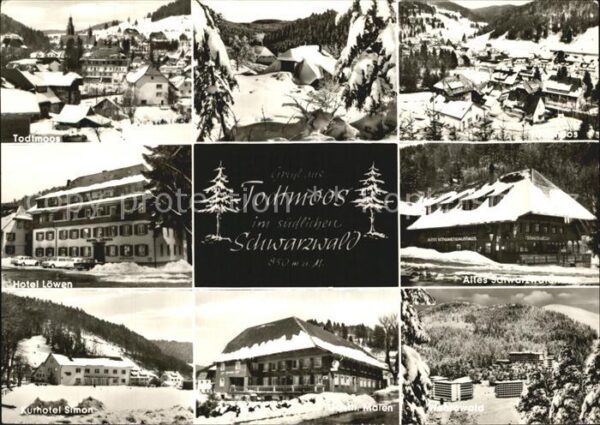 Todtmoos Teilansichten Hotel Löwen Altes Schwarz