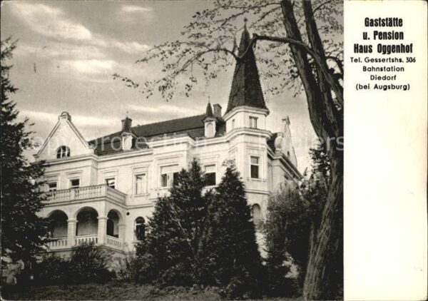 Diedorf Schwaben Gaststätte Pension Haus Oggenhof