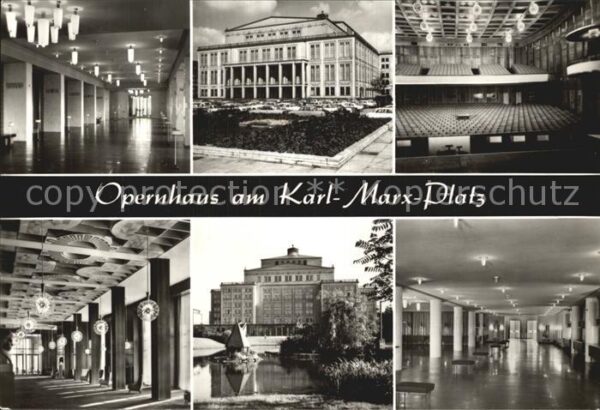 Leipzig Opernhaus am Karl Marx Platz Details