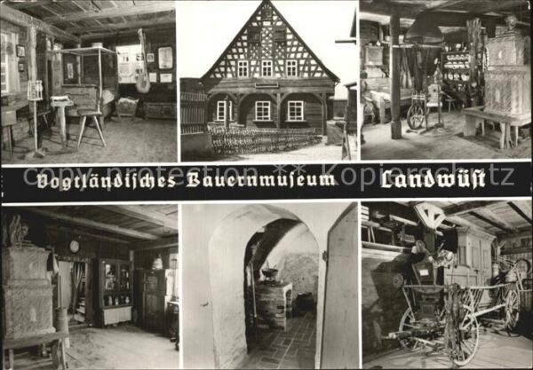 Landwuest Vogtländ Bauernmuseum Blockstube Russkü