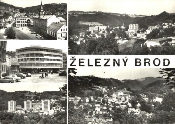 Zelezny Brod Orts und Teilansichten Totale