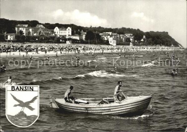 Bansin Ostseebad Strandpartie Teilansicht