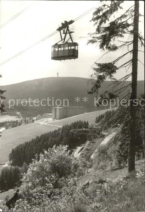 Oberwiesenthal Erzgebirge FDGB Erholungsheim am Fichtelberg mit S