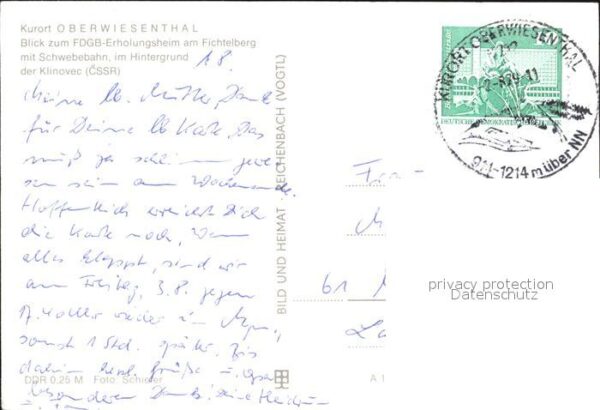 Oberwiesenthal Erzgebirge FDGB Erholungsheim am Fichtelberg mit S – Bild 2