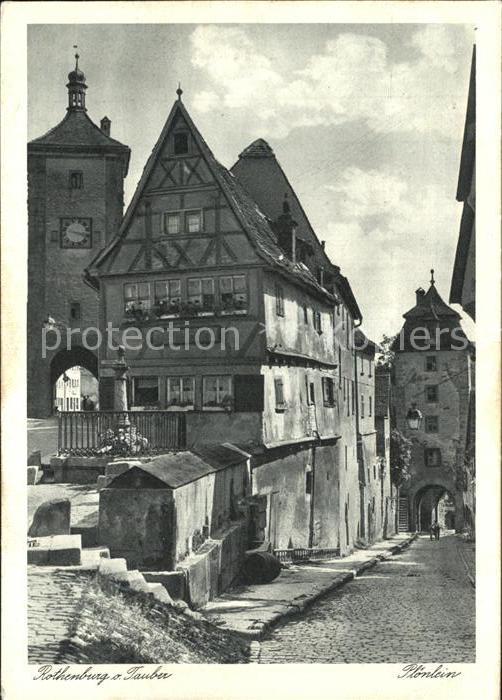 Rothenburg Tauber Plönlein