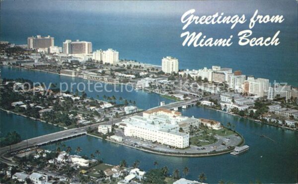 Miami Beach Fliegeraufnahme