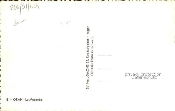 Oran Algerie La Mosquèe – Bild 2