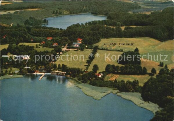 Sielbeck Holsteinische Schweiz Hotel zum Uklei Fliegeraufnahme