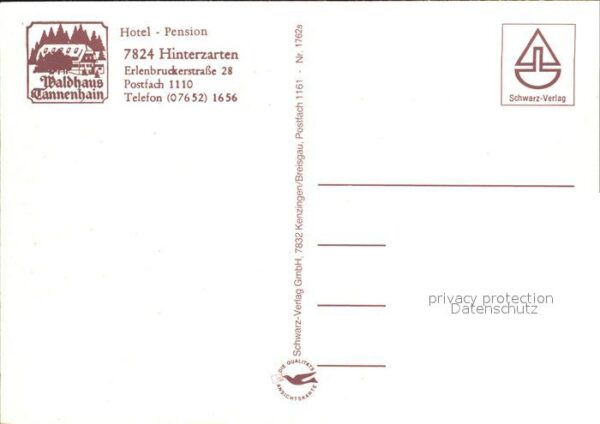 Hinterzarten Hotel Pension Waldhaus Tannenhain – Bild 2