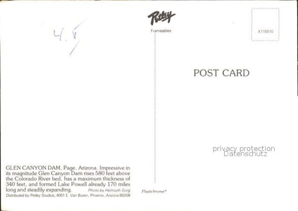 Page Arizona Glen Canion Dam – Bild 2