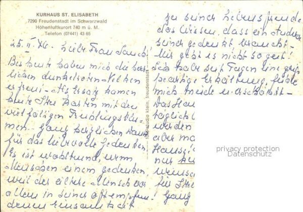 Freudenstadt Kurhaus Sankt Elisabeth – Bild 2