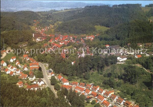 Bad Grund Stadtansicht Fliegeraufnahme