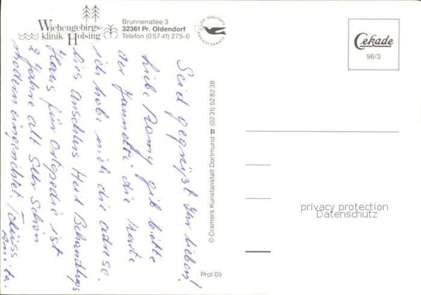 Preussisch Oldendorf Wichengebirgsklinik Holsing – Bild 2