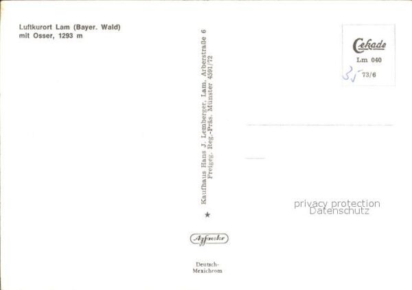 Lam Oberpfalz Osser – Bild 2