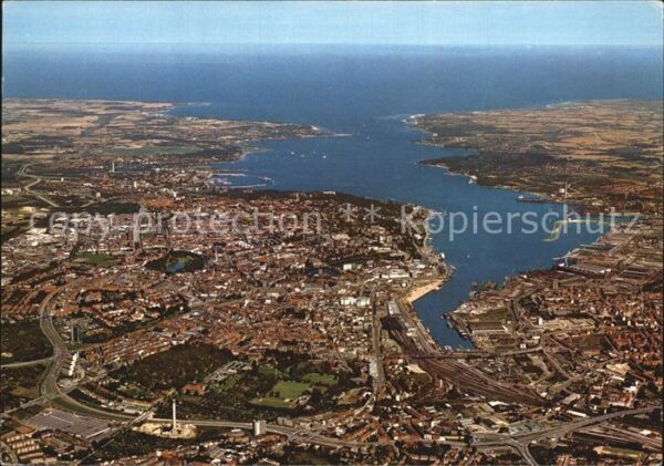 Kiel Förde Ostsee Fliegeraufnahme