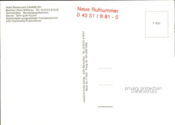 Gammelby Eckernfoerde Stadtansicht – Bild 2