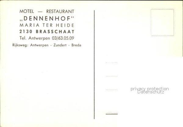 Brasschaat Motel-Restaurant Dennenhof – Bild 2