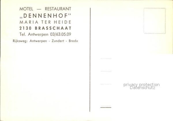 Brasschaat Motel-Restaurant Dennenhof – Bild 2
