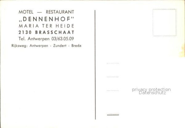 Brasschaat Motel-Restaurant Dennenhof – Bild 2