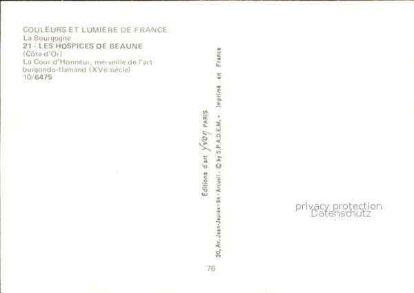 Bourgogne La Les Hospices de Beaune – Bild 2