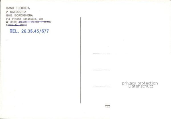 Bordighera Hotel Florida – Bild 2